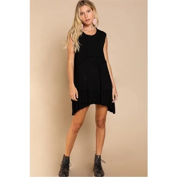 Pol Thermal Babydoll Mini Dress - Picture 5 of 7